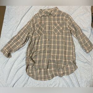 Stylish Plaid Long Sleeve Shirt